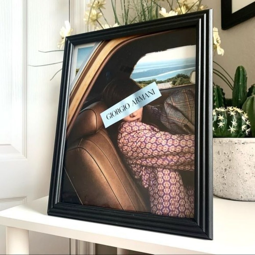 Giorgio Armani Theme Handmade 8x10 Fashion Collage